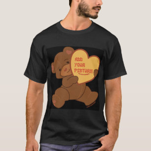 Bubbly Cute Bear Brown Colorway T-Shirt