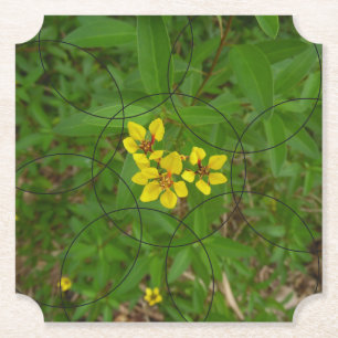 Bubbly Flowers Paper Coaster