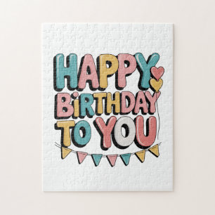 Bubbly Happy Birthday Jigsaw Puzzle