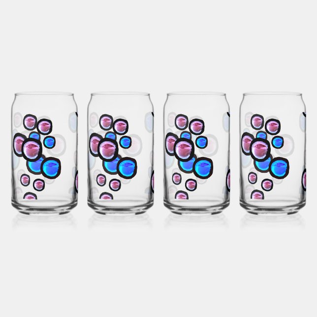 Bubbly Like  Can Glass (Front)