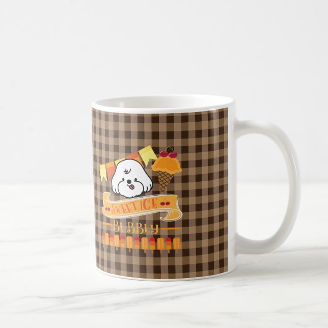 bubbly loves ice cream coffee mug (Right)