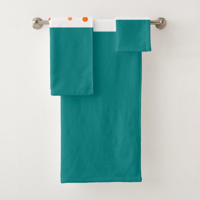 Bubbly Orange Soda Bath Towel Set (Insitu)