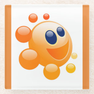 BUBBLY SUN GLASS COASTER