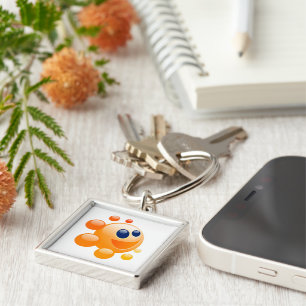 BUBBLY SUN KEY RING