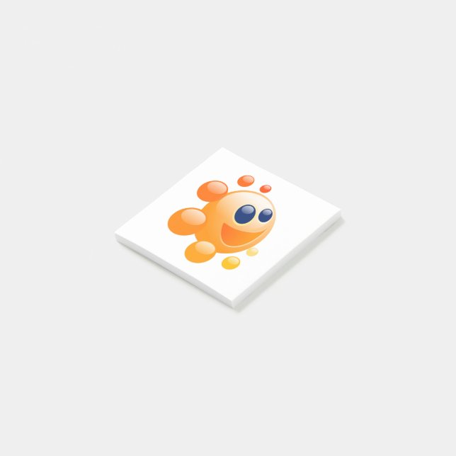 BUBBLY SUN POST-IT NOTES (Angled)