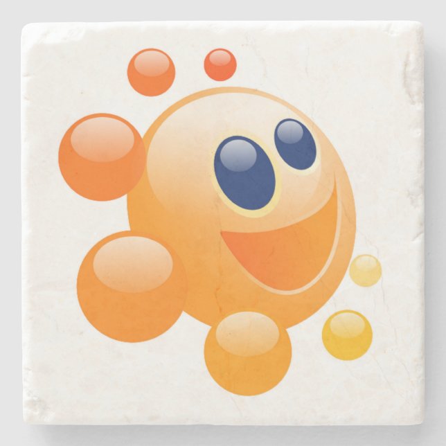 BUBBLY SUN STONE COASTER (Front)