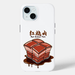 BubblyCuddle Red Braised Pork iPhone 15 Case