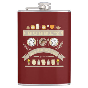 Bubbly's full belly hip flask
