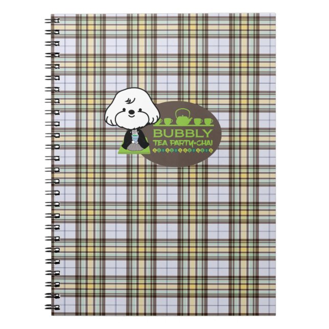 bubbly's tea party notebook (Front)