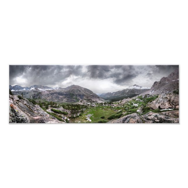 Bubbs Creek Valley - John Muir Trail Photo Print (Front)