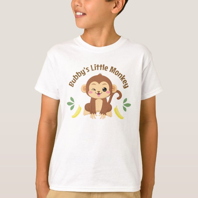 Bubby's Little Monkey T-Shirt (Front)