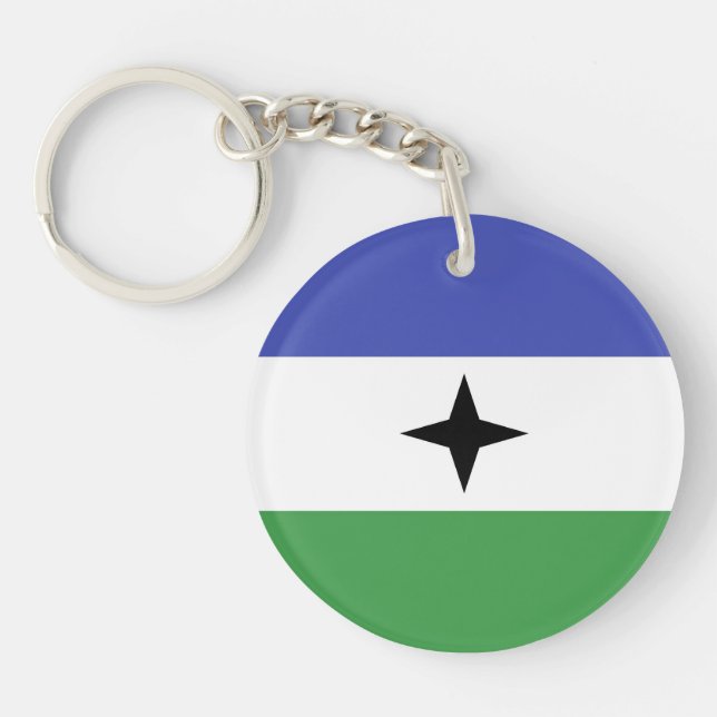 BUBI Bantu People ethnic flag Key Ring (Front)