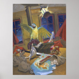 Buccaneer's Booty – Pirate Art by Kulhanek Poster