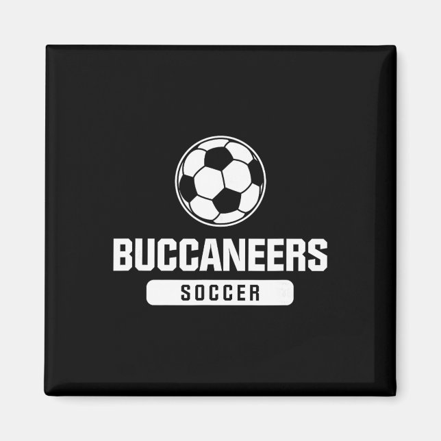 Buccaneers Soccer For Elementary, Middle, And High Magnet (Front)