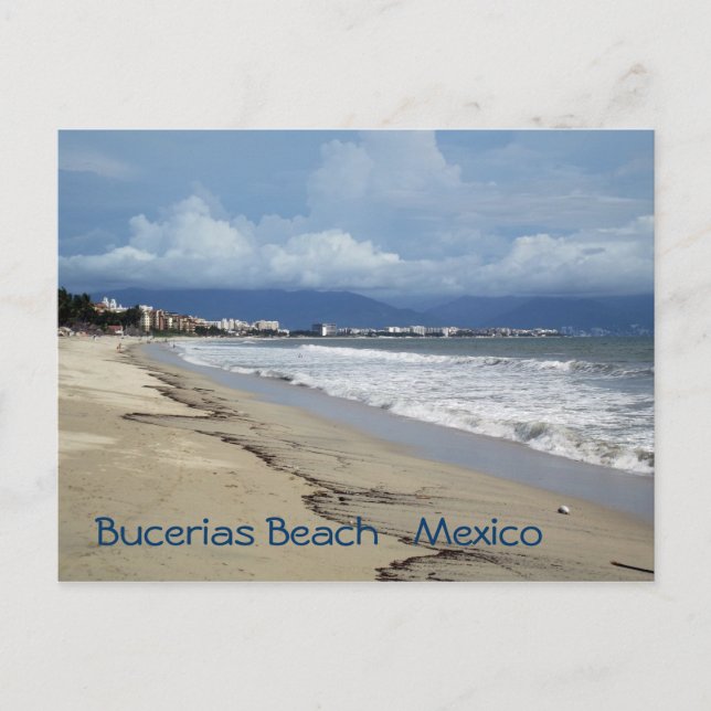 Bucerias Beach Summertime Postcard (Front)