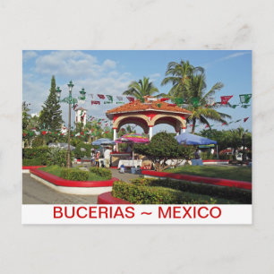Bucerias Downtown Plaza Postcard
