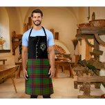 Buchan Clan Badge & Tartan Kilt Apron<br><div class="desc">Almost like wearing a kilt with a black vest! Have fun wearing this clan apron at family get togethers,  holiday parties,  BBQ's or birthdays! Comes in all sizes so the whole family can match! You also have the option to change the strap colour. Show off your Scottish pride!</div>