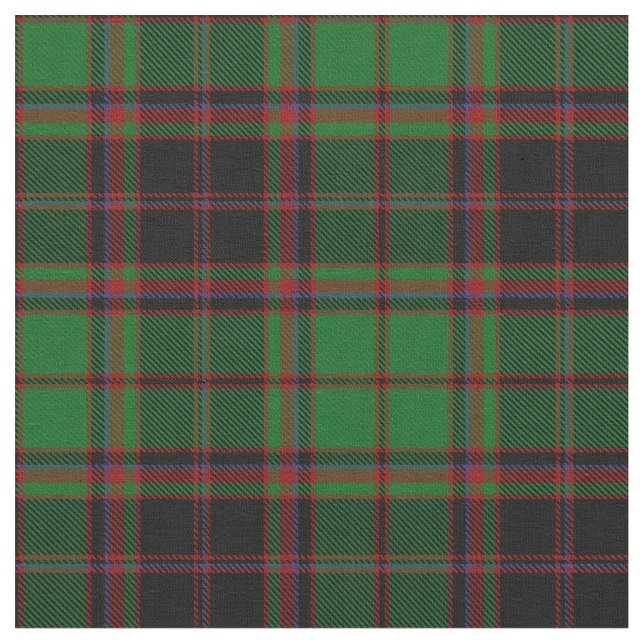 Buchan Clan Tartan Fabric (Close Up)