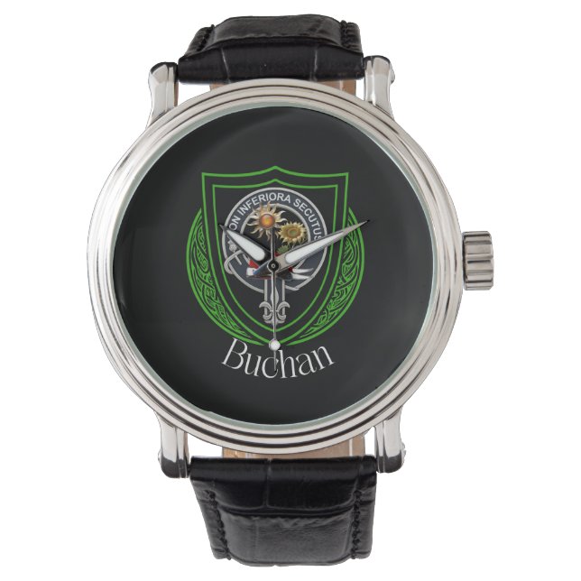 Buchan Scottish Clan Crest Watch (Front)