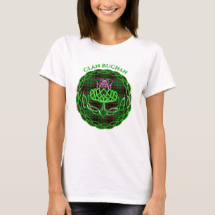 Buchan Scottish Tartan Celtic Thistle T-Shirt