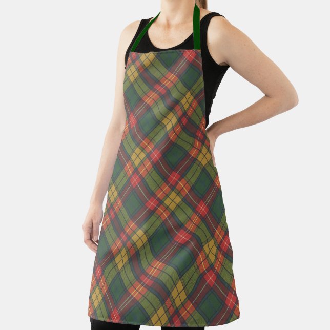 Buchanan Ancient Tartan Pattern Apron (Insitu)