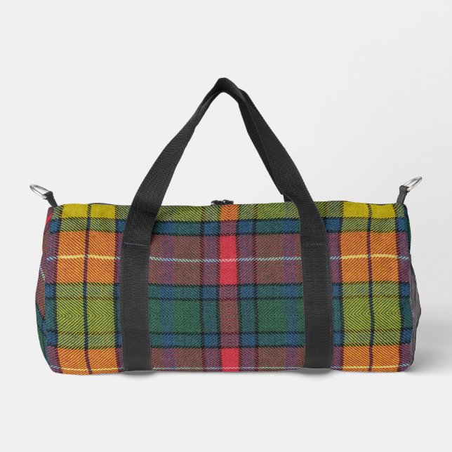 Buchanan Ancient Tartan Pattern  Duffle Bag (Front)