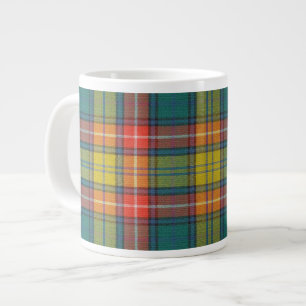 Buchanan Ancient Tartan Pattern Large Coffee Mug