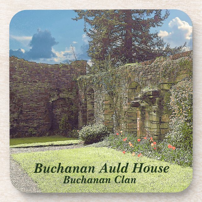 Buchanan Auld House – Buchanan Clan Coaster (Front)