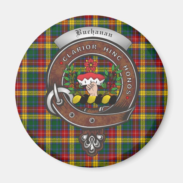 Buchanan Clan Badge Magnet (Front)