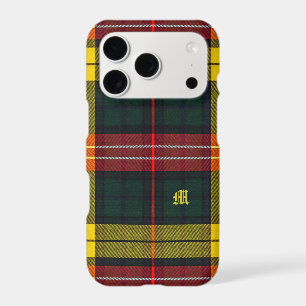 Buchanan Clan Plaid Scottish Pattern Monogram