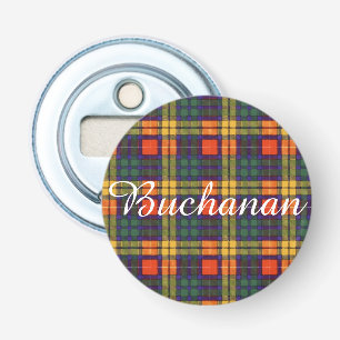 Buchanan clan Plaid Scottish tartan Bottle Opener