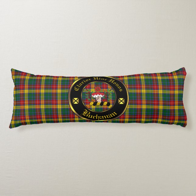 Buchanan Clan & Tartan Body Pillow (Front)