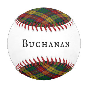 Buchanan Clan Tartan Plaid Pattern Baseball