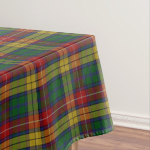 Buchanan Clan Tartan Plaid Pattern Tablecloth