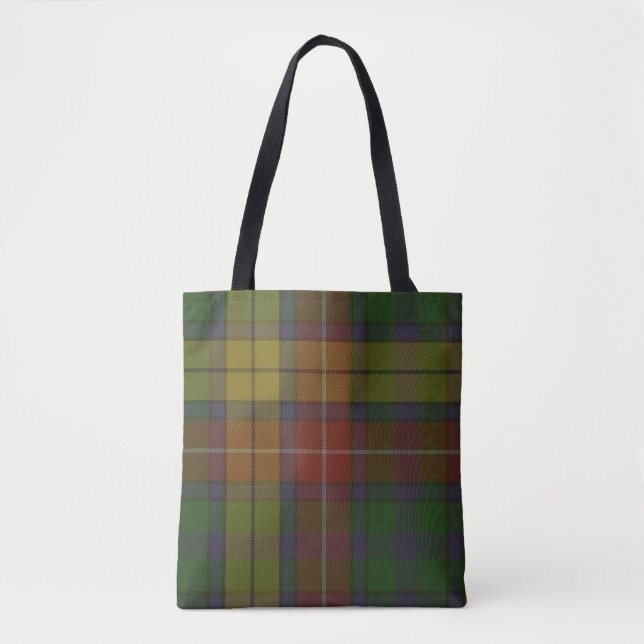 Buchanan Clan Tartan Tote Bag (Front)