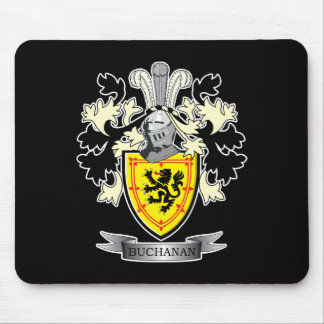 Buchanan Family Crest Coat of Arms Mouse Mat