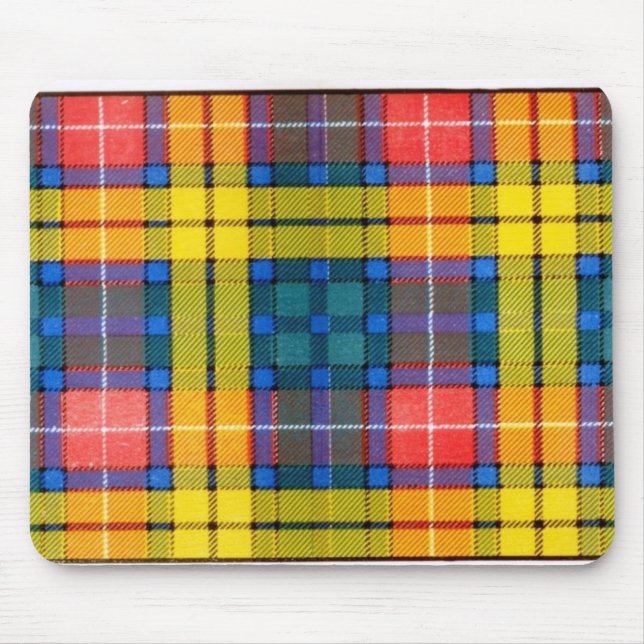 BUCHANAN FAMILY TARTAN MOUSE MAT (Front)