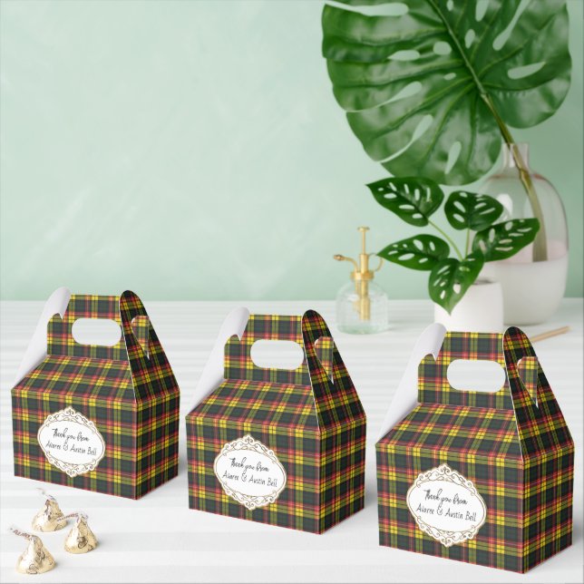 Buchanan Modern Scottish Tartan Favour Box (Multiple)
