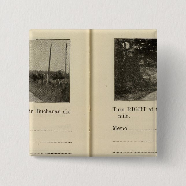 Buchanan, New York 15 Cm Square Badge (Front)
