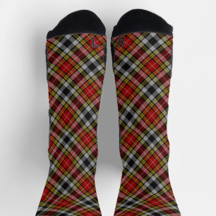 Buchanan Old Dress Scottish Clan Tartan Plaid Socks
