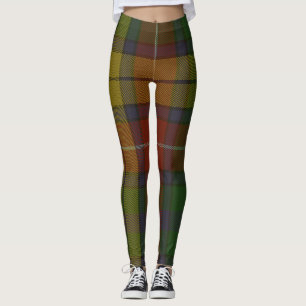 Buchanan Tartan Clan Plaid Leggings