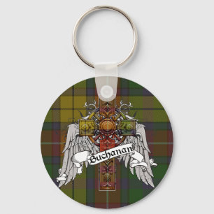 Buchanan Tartan Cross Key Ring