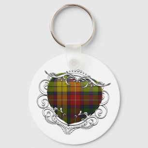 Buchanan Tartan Heart Key Ring