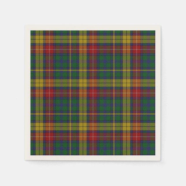 Buchanan Tartan Plaid Paper Napkins (Front)