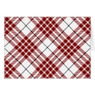 Buchanan tartan red white plaid