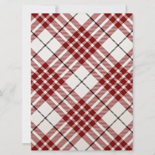 Buchanan tartan red white plaid