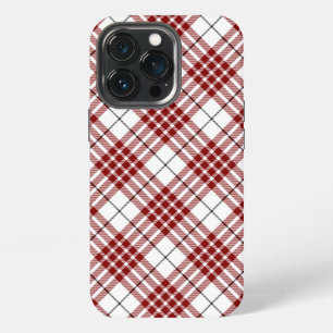 Buchanan tartan red white plaid iPhone 13 pro case