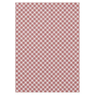 Buchanan tartan red white plaid tablecloth