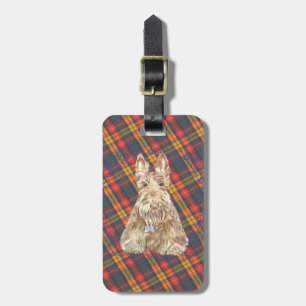 Buchanan Tartan Scottie Luggage Tag