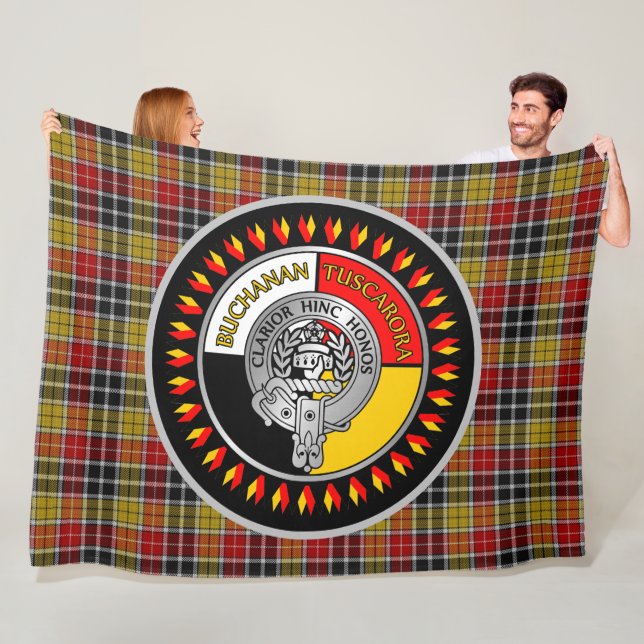 Buchanan - Tuscarora Crest Fleece Blanket (In Situ)